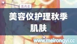 美容仪护理秋季肌肤