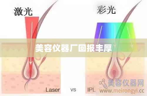 美容仪器厂回报丰厚