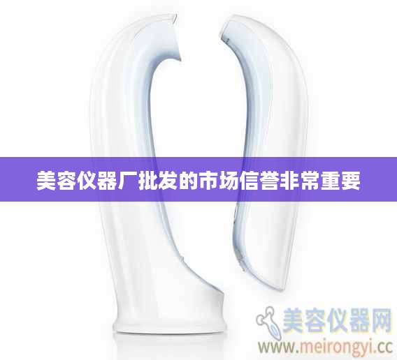 美容仪器厂批发的市场信誉非常重要