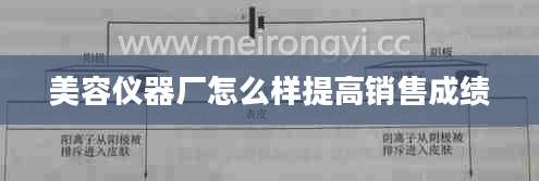 美容仪器厂怎么样提高销售成绩