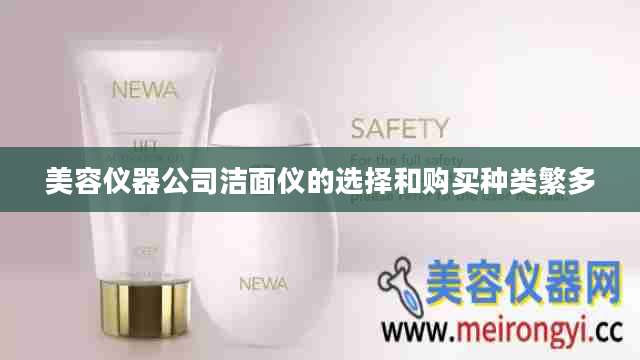 美容仪器公司洁面仪的选择和购买种类繁多