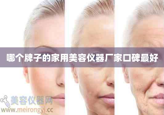 哪个牌子的家用美容仪器厂家口碑最好