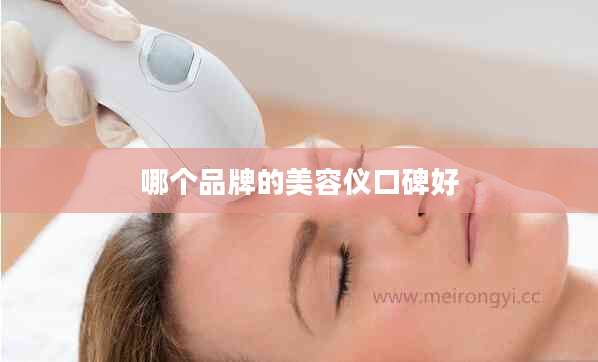哪个品牌的美容仪口碑好