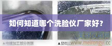 如何知道哪个洗脸仪厂家好？