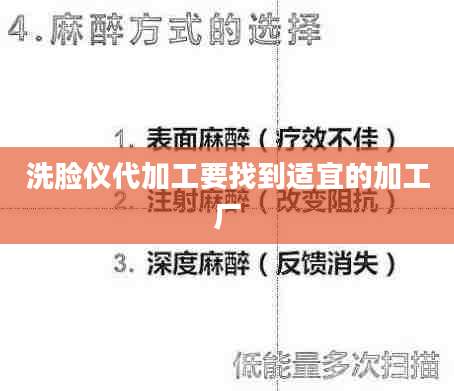 洗脸仪代加工要找到适宜的加工厂