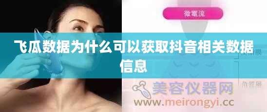 飞瓜数据为什么可以获取抖音相关数据信息