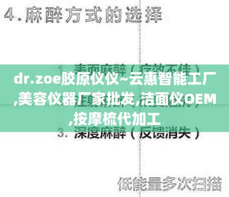 dr.zoe胶原仪仪~云惠智能工厂,美容仪器厂家批发,洁面仪OEM,按摩梳代加工