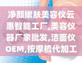净颜嫩肤美容仪云惠智能工厂,美容仪器厂家批发,洁面仪OEM,按摩梳代加工
