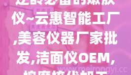 逆龄必备的嫩肤仪~云惠智能工厂,美容仪器厂家批发,洁面仪OEM,按摩梳代加工