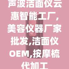 声波洁面仪云惠智能工厂,美容仪器厂家批发,洁面仪OEM,按摩梳代加工