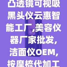 凸透镜可视吸黑头仪云惠智能工厂,美容仪器厂家批发,洁面仪OEM,按摩梳代加工
