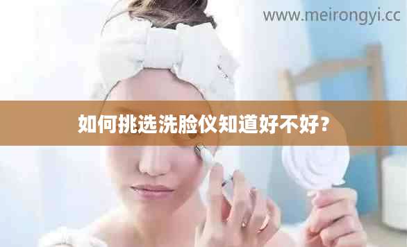 如何挑选洗脸仪知道好不好?