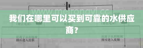 我们在哪里可以买到可靠的水供应商?