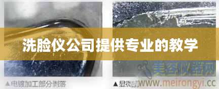 洗脸仪公司提供专业的教学
